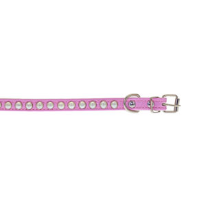 Collier rose avec strass