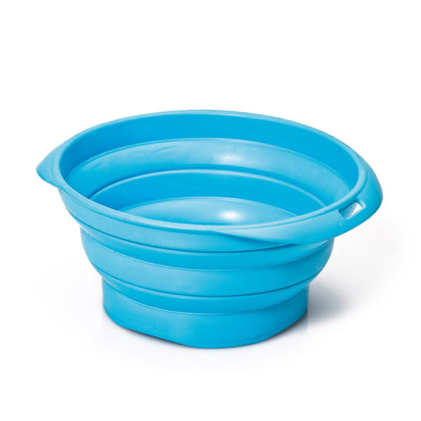 Gamelle de voyage pliable - bleu turquoise