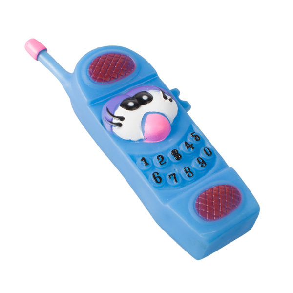 Jouet téléphone pour chien - bleu
