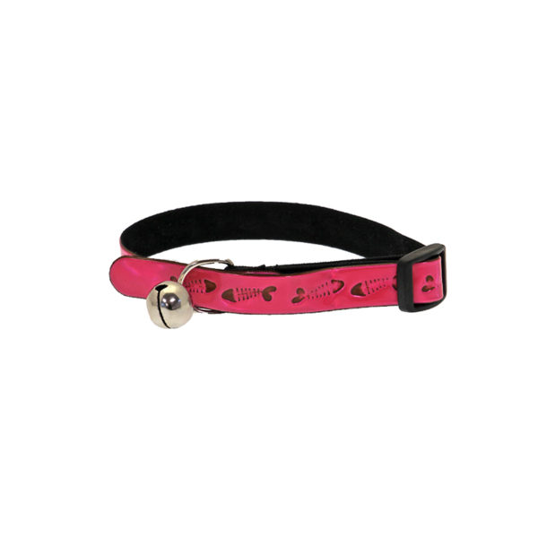 Collier fashion pour chat - rose