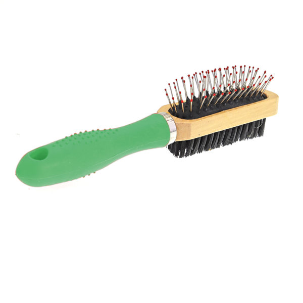 Brosse double rectangulaire - vert