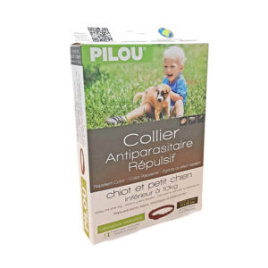 Collier anti-parasitaire pour chiot et petit chien inferieur a 10kg