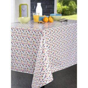 TOILE CIREE PETALE MULTICOLOR