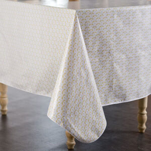 TOILE CIREE SHANGAI MOUTARDE 1