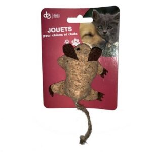 JOUET CHAT SOURIS 7X4CM