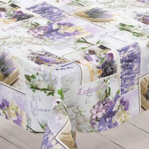 TOILE CIREE PERLE DE LAVANDE 1