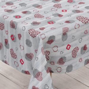 TOILE CIREE FESTINY GRIS 140CM