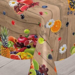 TOILE CIREE MURET GRIS 140CM