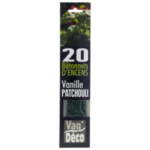 Bâtons d'Encens Vanille Patchouli x20