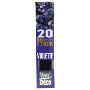 Bâtons d'Encens Violette x20