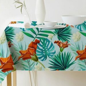 TOILE CIREE FLEURS JUNGLE 20M