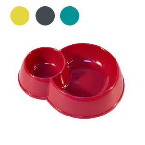 GAMELLE ANIMAUX DOUBLE 24.5X20