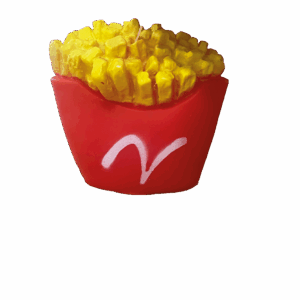Cornet de Frites en Vinyle