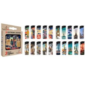Briquets Paris x3