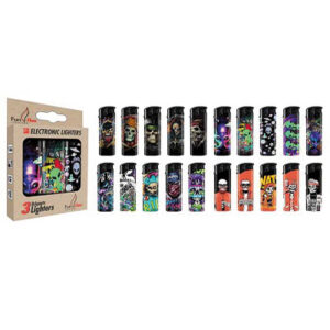 Briquets Skulls & Aliens x3