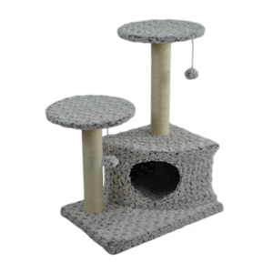 Arbre à Chat Cachette + Pompons