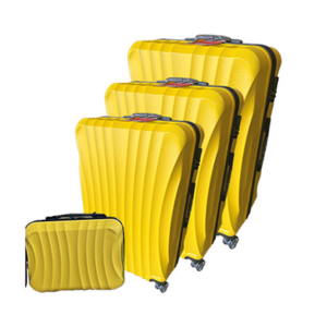Valises Jaunes - Lot de 4