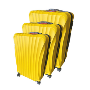 Valises Jaunes - Lot de 3