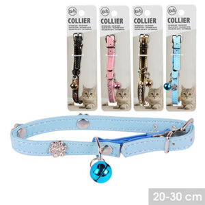 Collier Strass et Clochette pour Chat