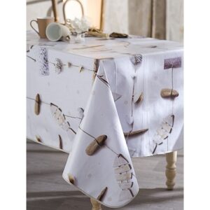 Toile Cirée Bois Zen 140 cm