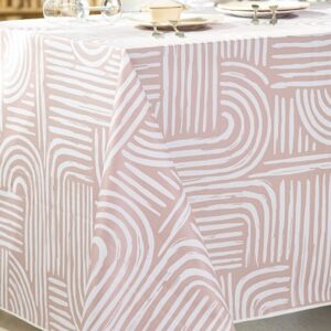 Toile Cirée Zao Beige 140 cm