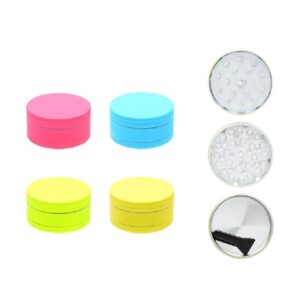 Grinder Coloré en Métal avec Récupérateur de Pollen