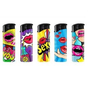 Briquets Cartoon Lips x50