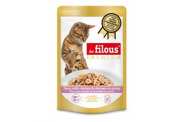 Morceaux de Thon avec Poulet & Crevettes