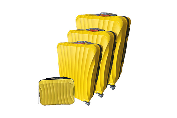 Valises Jaunes - Lot de 4